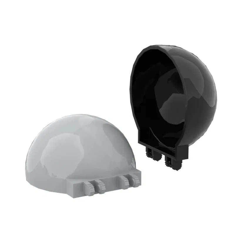 Color: Clear - 1pc MOC Brick Parts 50747 Windscreen 6 x 6 x 3 Canopy Half Sphere Creative Building Blocks Bricks Replaceable Accessories Toys