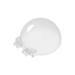 Color: Clear - 1pc MOC Brick Parts 50747 Windscreen 6 x 6 x 3 Canopy Half Sphere Creative Building Blocks Bricks Replaceable Accessories Toys