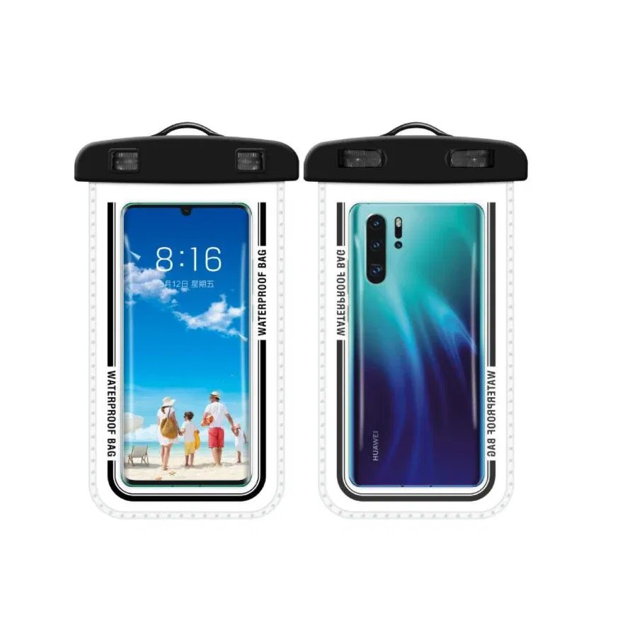 Color: black, Material: ABS, Bundle: Case & Strap - Taidacent 7.2 Inch Universal Outdoor Waterproof Phone Bag Wholesale Mobile Phone Bag Waterproof Phone Case Drift Swimming Bag