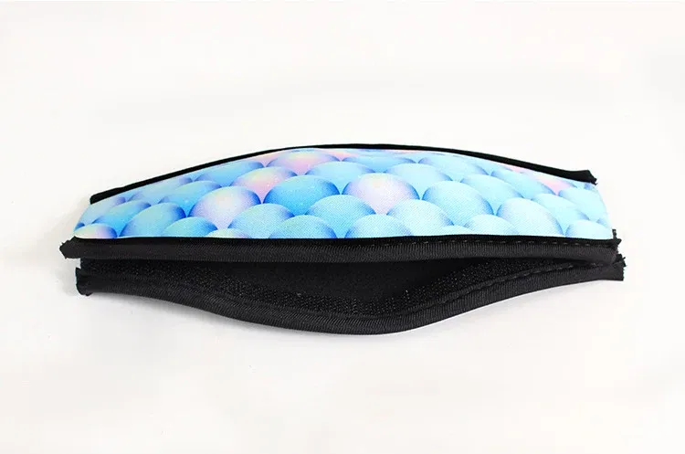 Color: Gold, Bundle: Bundle 1 - Double-layer back head mask hair care belt snorkeling mask belt commonly used hair care strap diving mask protective sleeve mask