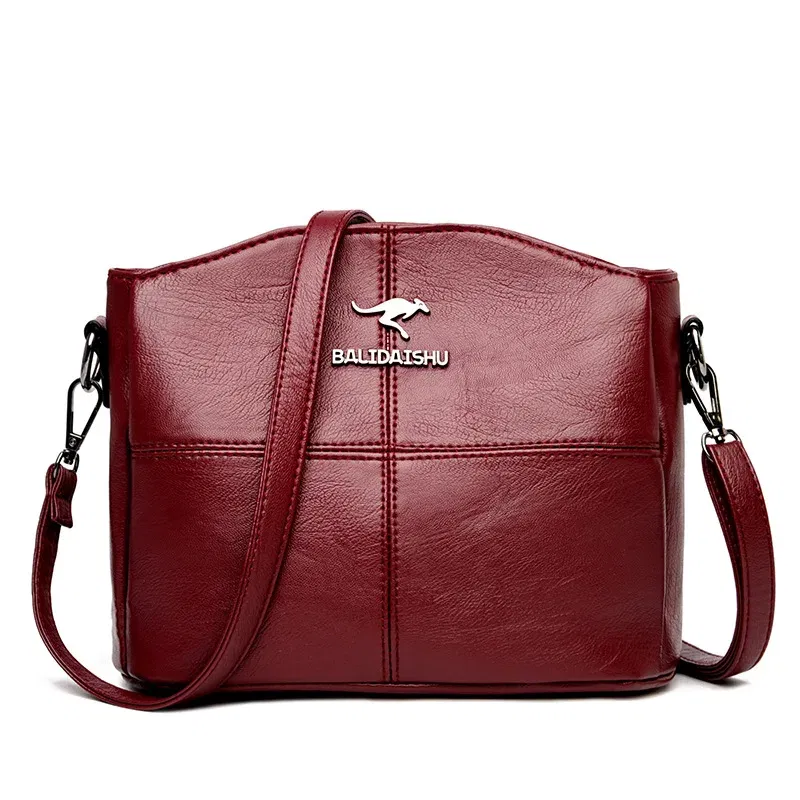 Color: Red, Ships From: CHINA - New Arrival Fashion Women's Small Crossbody Bag PU Leather Messenger Bag Zipper Handbag Purse Summer Travel Bag for Female