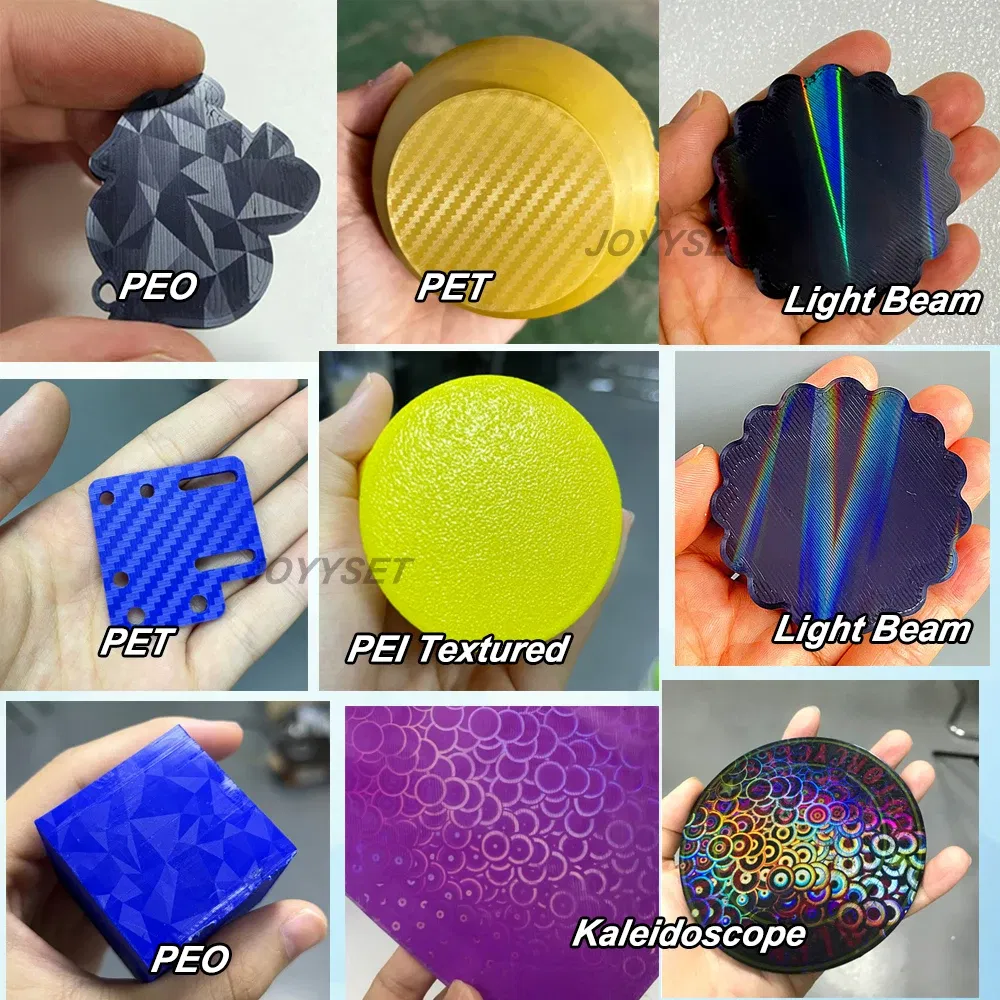 Color: Blue, Size: 2.2mm - Kobra 3 PEI Sheet for Anycubic Kobra 3 Combo Build Plate 256x268mm Double Side Printing Spring Steel Sheet 3D Printer Parts Bed