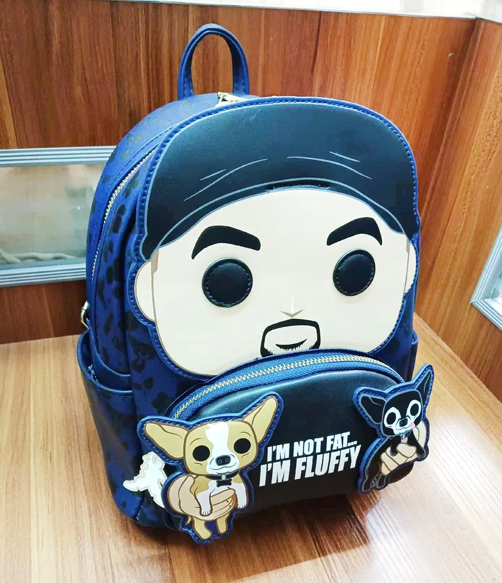 Color: Black - New Original Disney Mickey Mouse Pu Leather Women's Backpack Boo Mike Sully Cosplay Leisure Travel Bag Mini Children's Schoolbag