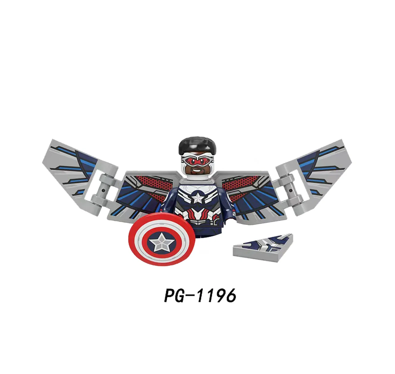 Color: Trans-black - Marvel Blocks Brick Hero Batman Joker Superman Catwoman Mini Figure Building blocks Hot Toy Children's party gift