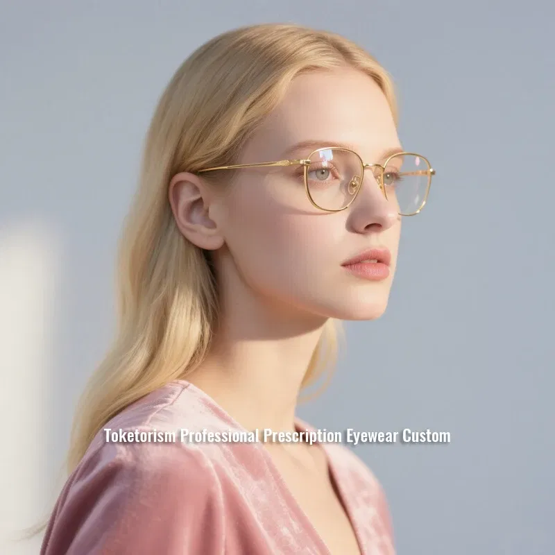 Lenses Color: Transparent, Lens Index: 1.61 - Toketorism Anti Blue Light Lenses Resin Aspheric Glasses Lens Prescription Computer Glasses