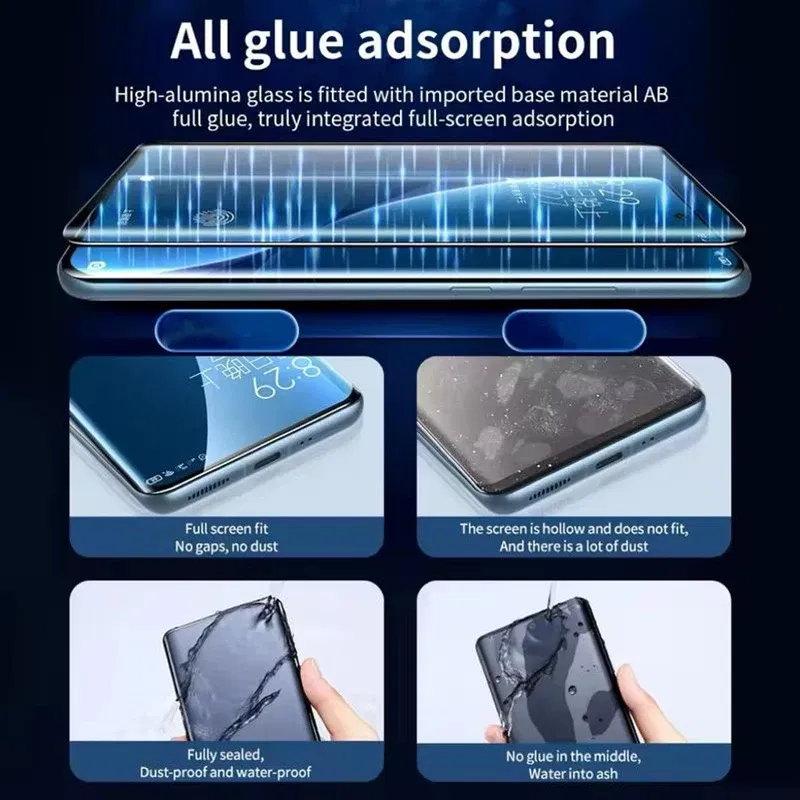 Color: Dark Green, Bundle: Bundle 20, Material: High Definition - Full Glue Protective Film For VIVO X200 X100 Pro Screen Protector vivo X200Pro x100 Ultra Full Screen Cover 9H HD Tempered Glass