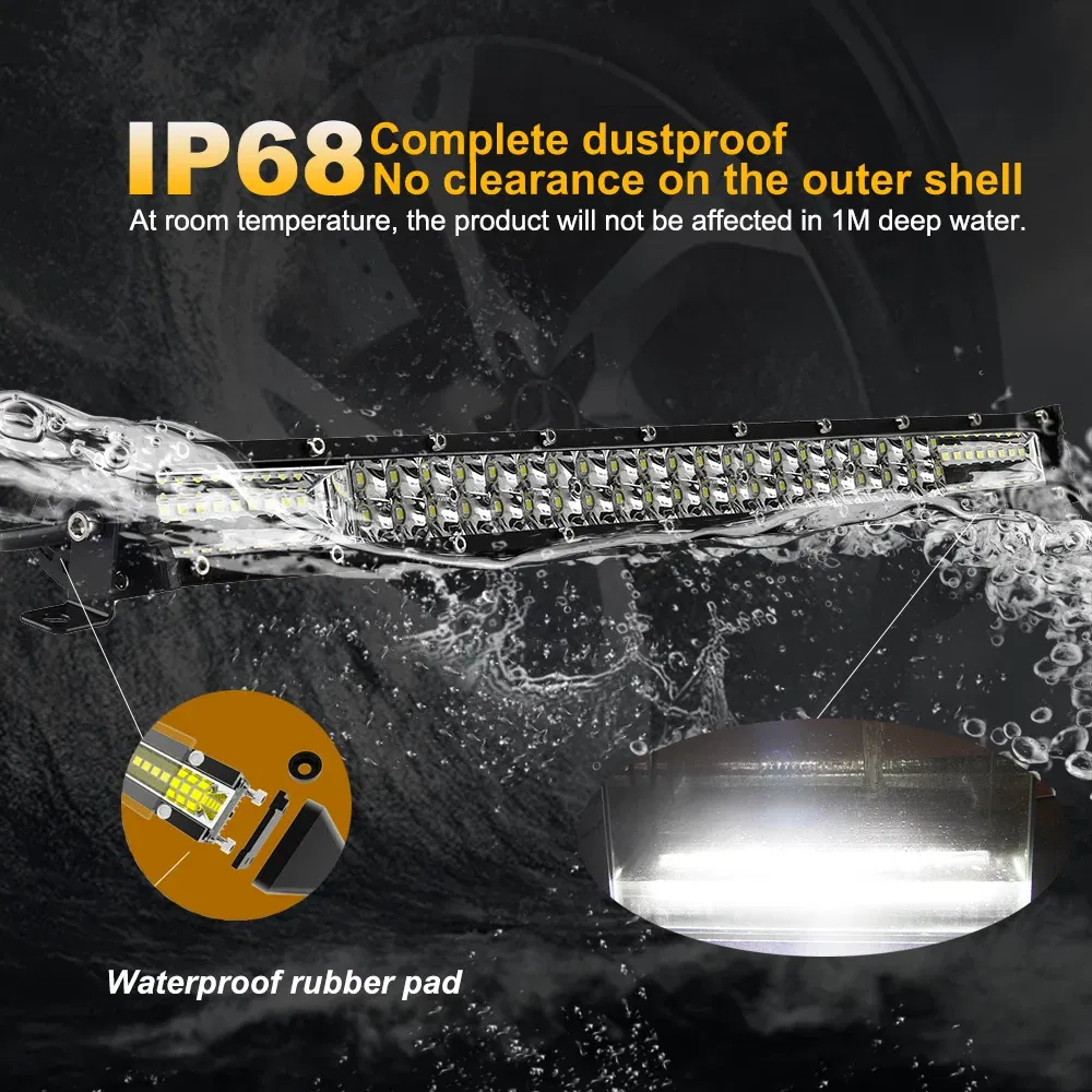 Color: Green - Slim 8" 20" 32" LED Light Bar Off Road 12V 24V LED Light Bar/Work Light For Car Combo 4x4 Led Bar Jeep Truck ATV SUV 12V 24V