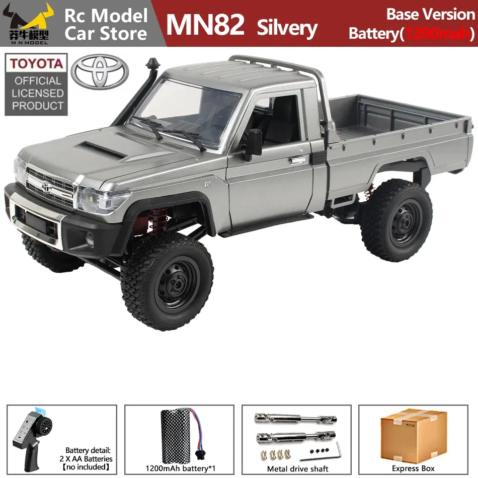 Color: Watermelon red - MN MODEL 1/12 4X4 Remote Control Diving Off-road Car Retro LC79 Truck Climbing All Terrain Vehicle Rock Crawler Toy for Adult