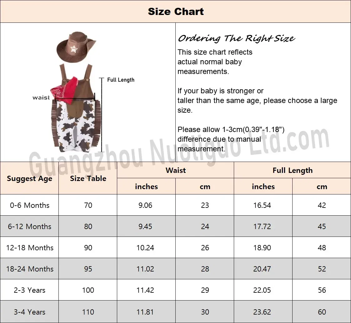 Color: Brown, Kid Size: 3T?€?€·?¤–运动?‰ - Baby Boy Clothes cowboy Costume Infant Toddler Cowboy Set 3Pcs Hat Scarf Romper Halloween Event Birthday Holiday Cosplay Outfits