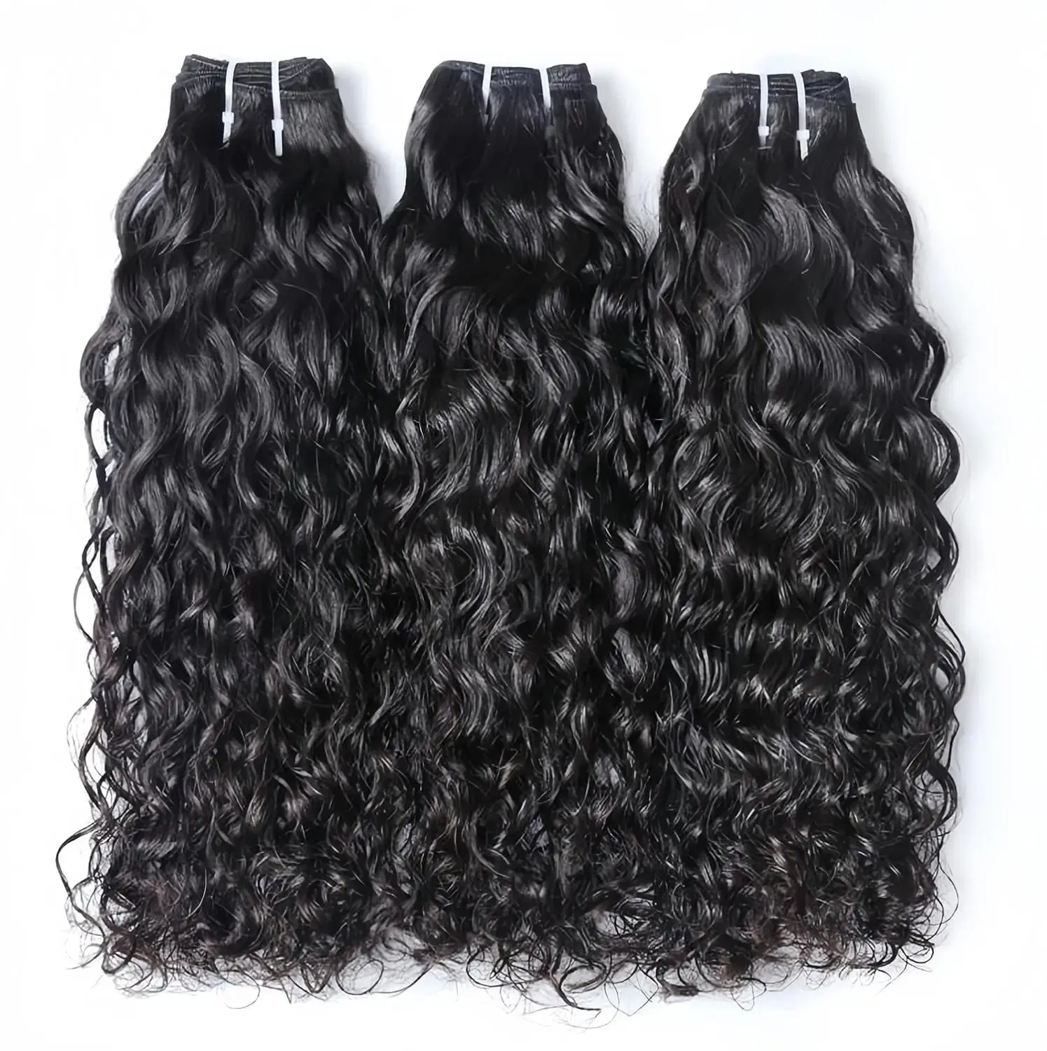 Color: #1, Material Grade: Remy Hair, Longest Hair Proportion: 25%-30%, Ships From: CHINA, Stretched Length: 12 12 12 12 - Water Wave Bundles 10A Peruvian 100% Human Hair Bundles 1 3 4 Bundles Deal Wet And Wavy Curly Hair Extensions