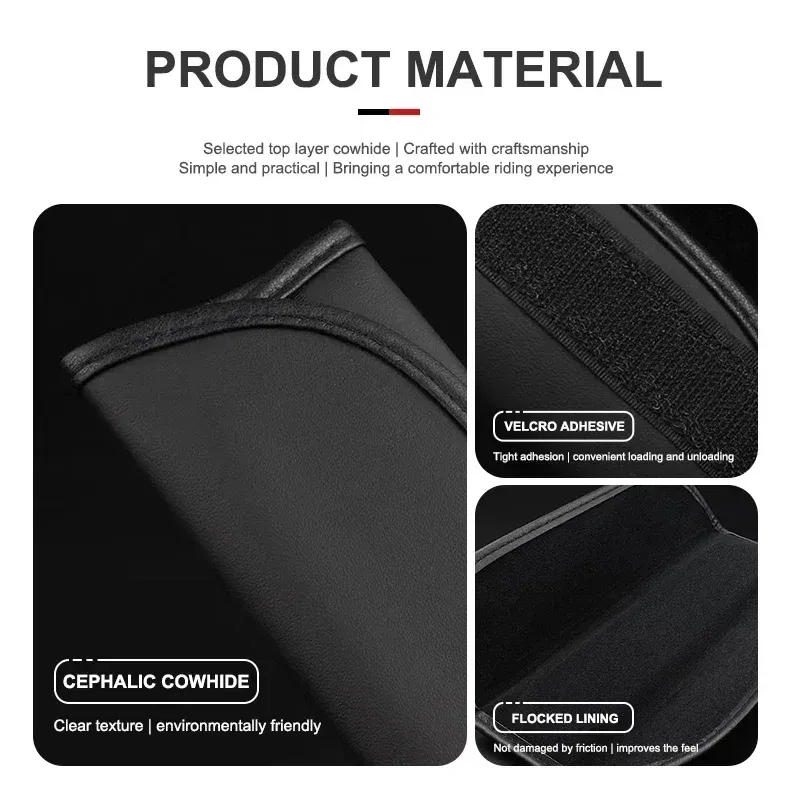 Color Name: black - 2Pcs For VW Volkswagen SCIROCCO GTI GTD GOLF POLO PASSAT Nappa Car Leather Seat Belt Covers Styling Interior Car Accessories
