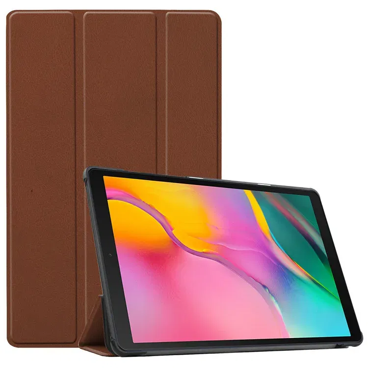 Color: ROSE RED, Size: eleven, Ships From: CHINA - For Lenovo Tab M10 HD 2nd Gen Case TB-X306F X306X Tri-Fold Stand Wake/Sleep Magnetic Protective Shell  PU Leather Tablet Cover
