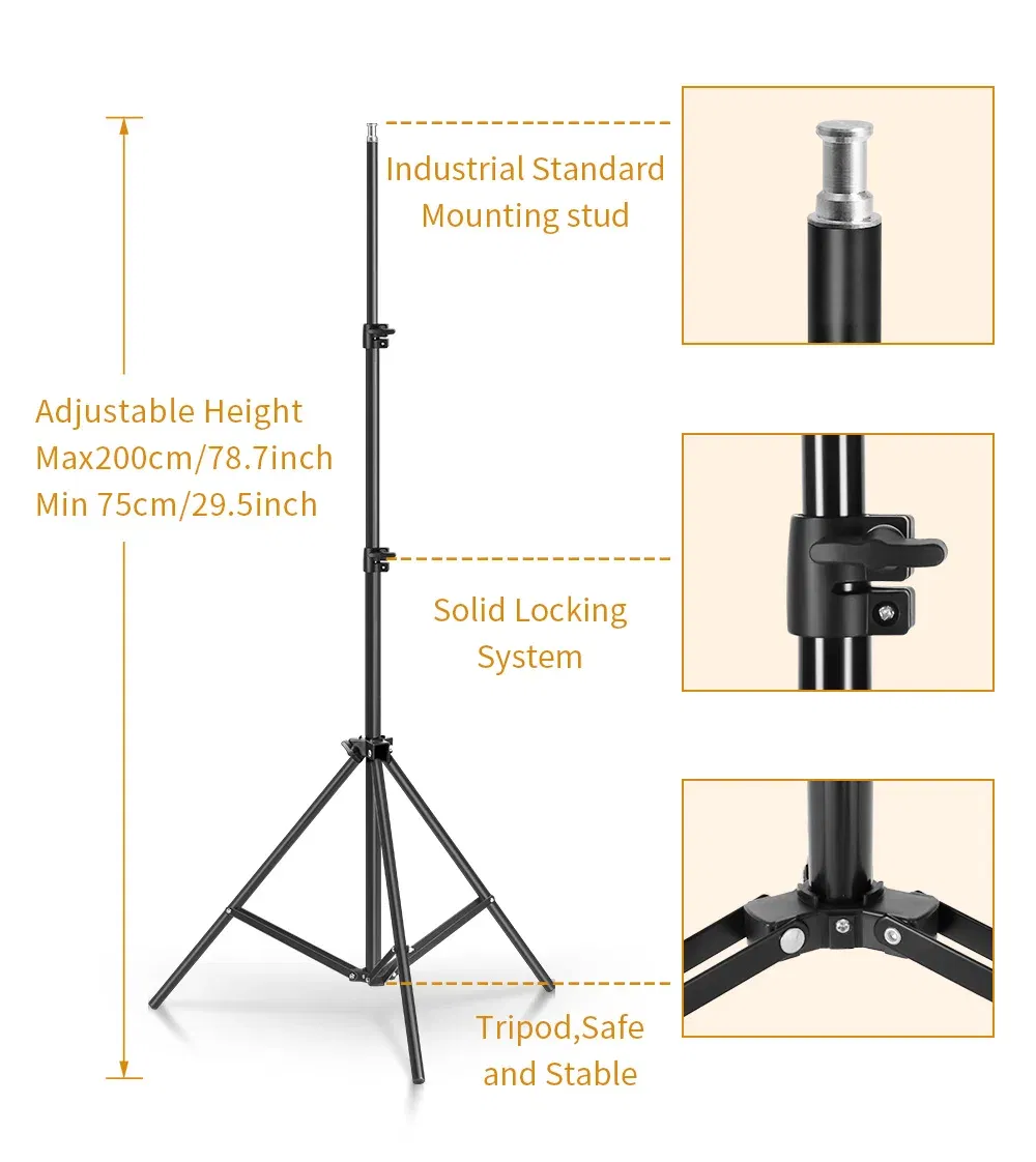 Color: black, Ships From: CHINA - Photo Studio 4pc LED 15W Softbox Kit Photographic Lighting Kit Camera Photo Accessories 1pc Light Stand 1pc Softbox for Shooting