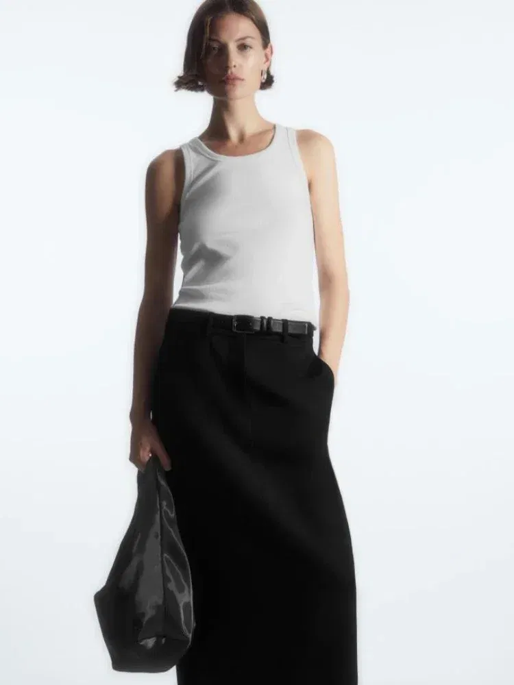 Color: Navy Blue?€ AE existing skus?‰, Size: S - Women's Tees Sleeveless 100% Cotton Tops Summer O Neck Tanks & Camis Vest Slim Solid Sexy Crop Tops for Women Fashion