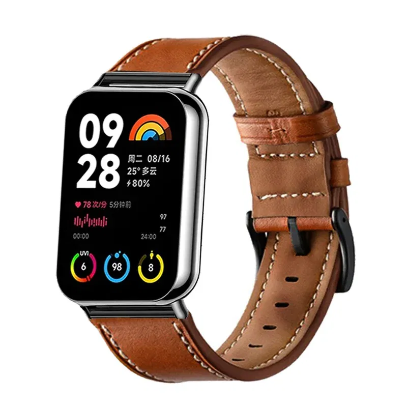 Color: GRAY, Size: XS - Bracelet For Xiaomi Mi Band 8 Pro Strap Xiaomi Mi Band 8 Pro Stainless Steel Bracelet Xiaomi MiBand 8 Pro Belt Watch Strap