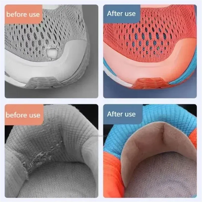 Color: Beige - 6pcs Heel Wear Repair Shoe Patch Stickers Unisex Anti-Wear Heel Protector Adhesive Patch Repair Shoes Heel Sneakers Protector
