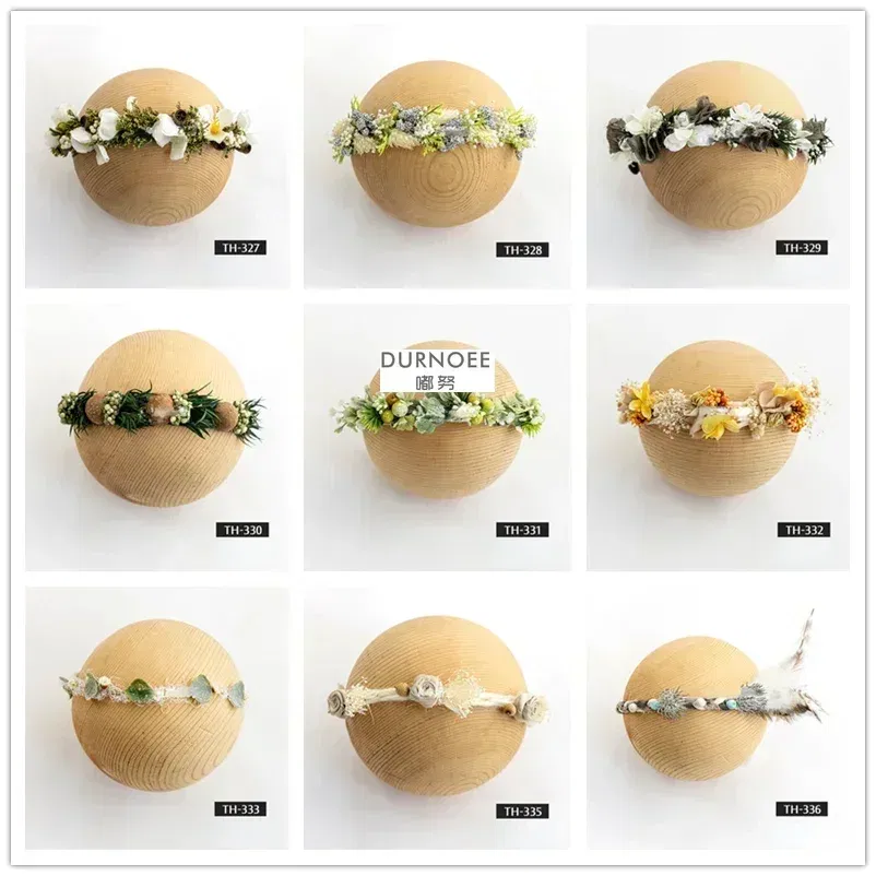 Color: Champagne - Baby Headband Newborn Photography Flower Headbands  Baby Photo Infant Headwear