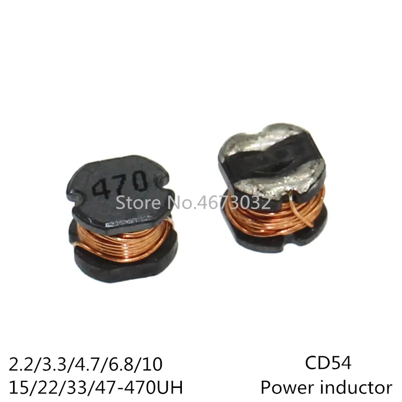 Volume: 27 - 20PCS Inductor CD54 Power Inductance SMD 2.2UH 3.3UH 4.7UH 6.8UH 10UH 15UH 22UH 33UH 47UH 68UH 100UH 150UH 220UH 330UH 470UH