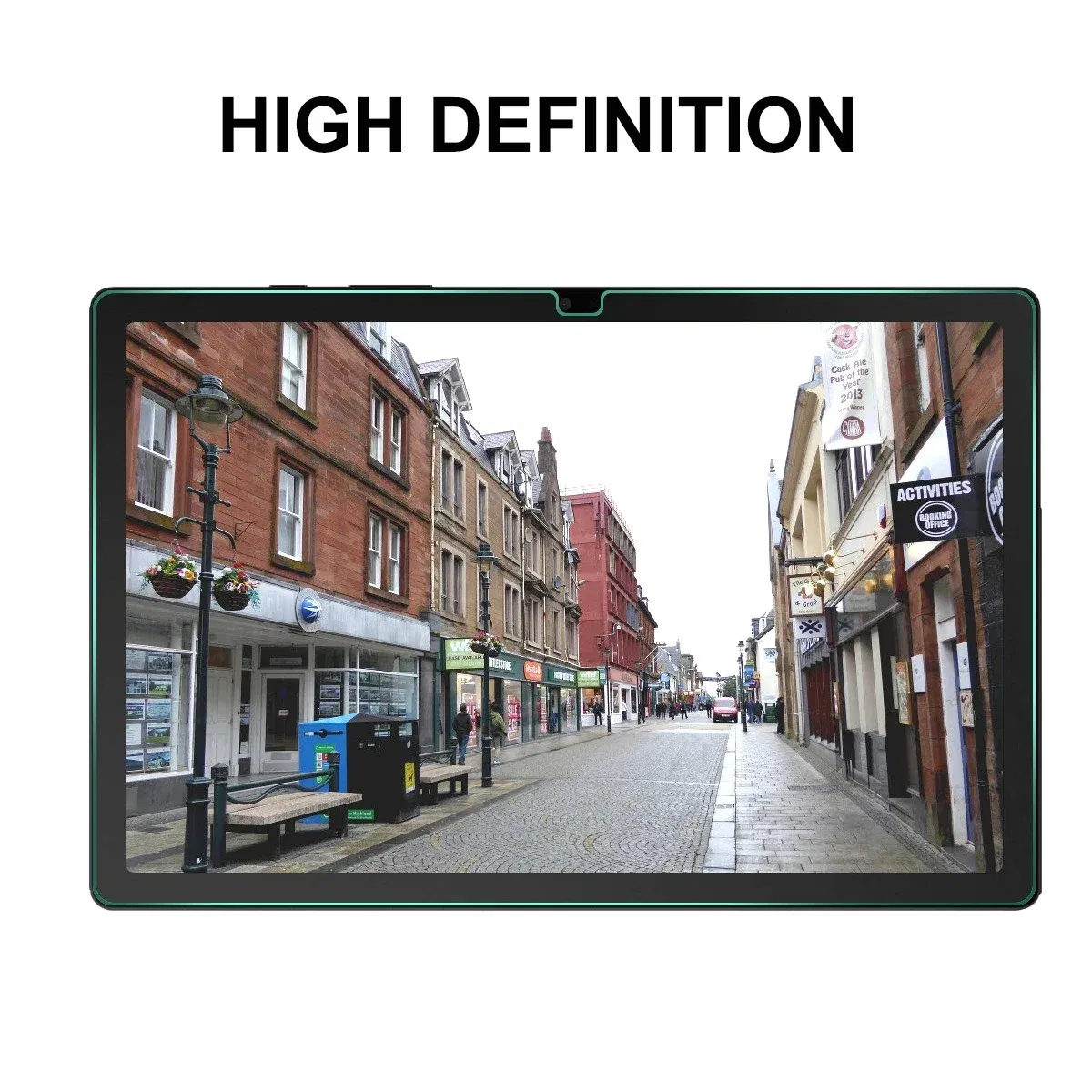 Color: Brown - 2PCS Screen Protector Tempered Glass For Samsung Galaxy Tab A7 T220 T500 A8 X200 A9 S6 S7 T870 S8 X700 S9 Lite FE Plus Gen Film