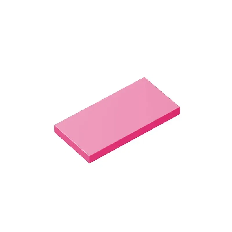 Color: Red - Gobricks GDS-614 Tile 2 x 4 compatible with lego 87079 pieces of children's DIY  Educational Building Blocks Technical