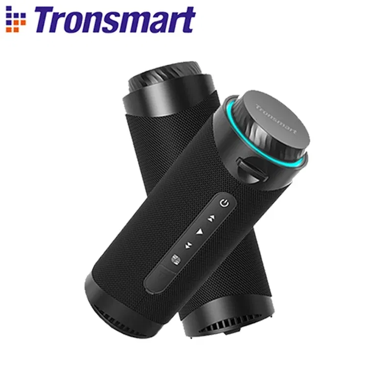 Color: transparent, Ships From: CHINA - New! Tronsmart T7 Speaker Portable Bluetooth Speaker with 360 degree Surround Sound, LED Modes, True Wireless Stereo, APP
