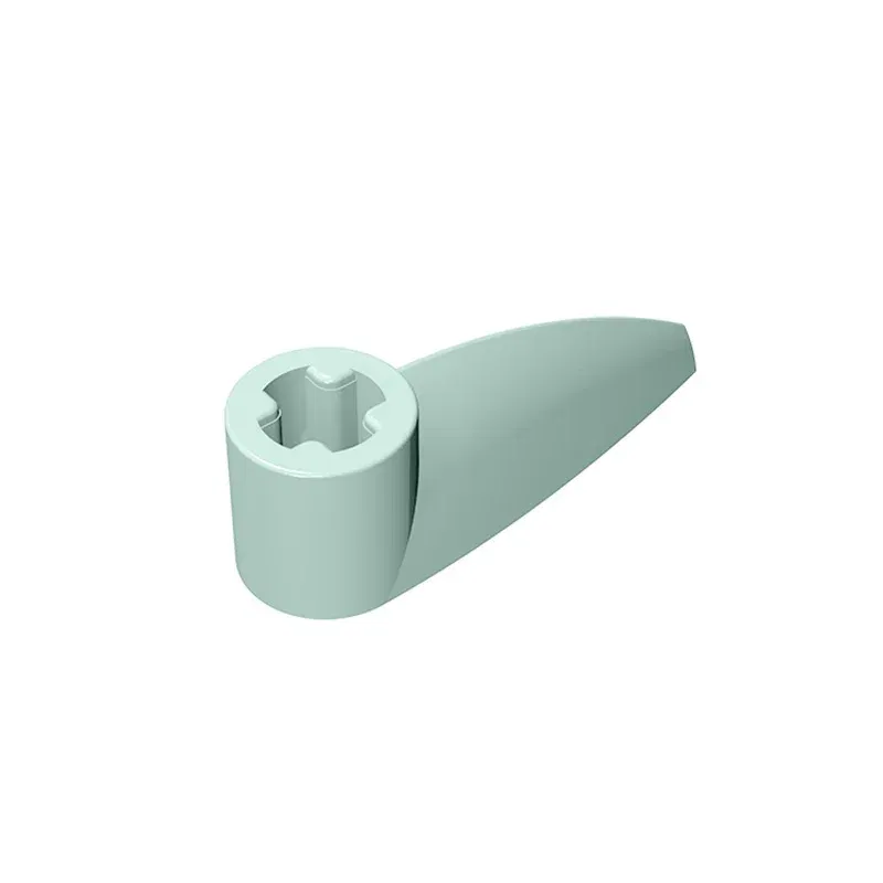 Color: Pink - Gobricks 10pcs Compatible MOC Brick Parts 41669 x346 High-tech Tooth 1 x 3 Building Block Particle Assmble Kid Puzzle Brain Toy