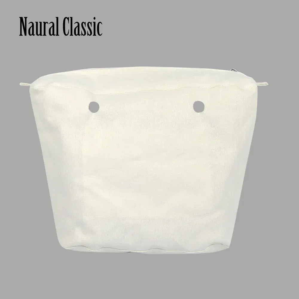 Color: light green - TANQU New Inner Lining Zipper Pocket for Classic Obag Insert with Inner Waterproof Coating for O Bag