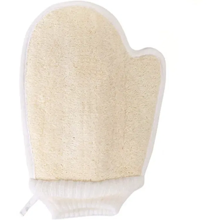 Color: Red - Bath Sponge Natural Exfoliating Loofah Sponge Scrubber  Body Backwash Belt Back Exfoliator Strap Bath Accessories
