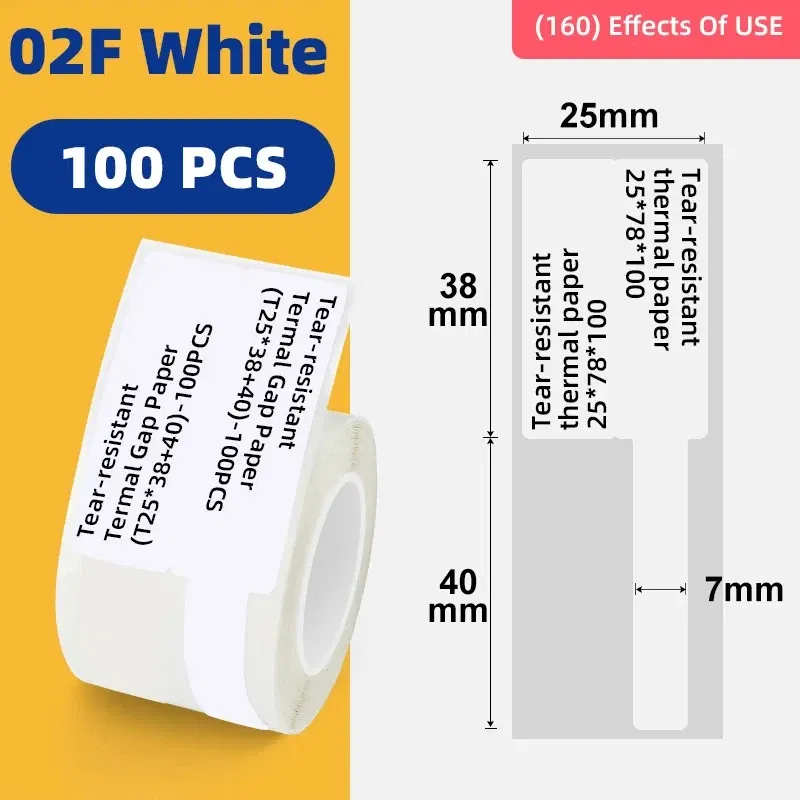 color: Blue - Niimbot Mini Printer Thermal Wire White/ Cable/Color/Round Sticker Self Adhesive Waterproof   Sticker For B1 B21 B203