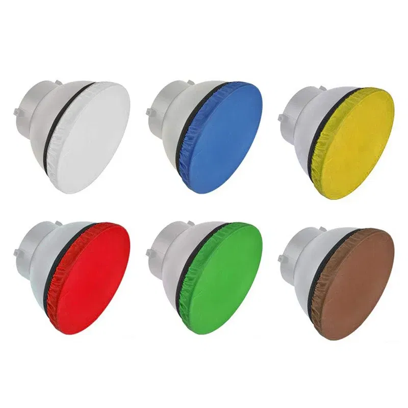 Color: Orange - Flash 55 ?° Standard Cover Soft Light Cloth Cover Soft Light Cloth 18cm Soft Light Diffuser Protective Cover Light Diffuser Sock