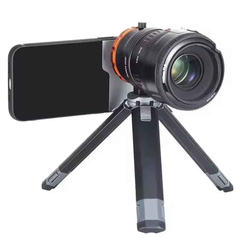 Color: Sky Blue - 17MM Thread Phone Case for iPhone 14 15 16 Plus Pro Max Anamorphic Macro Wide Angle 17MM Lens Mount Phone Case for Ulanzi Kaise