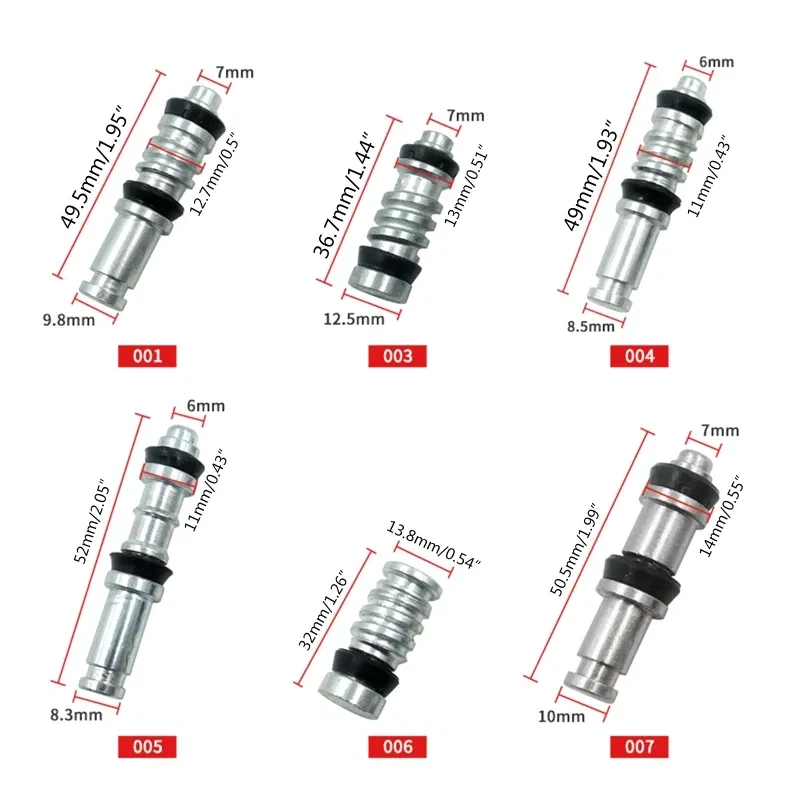 Color: Dark Grey - 2025 New 12.7mm 11mm 14mm Motorcycle Clutch Brake Pump Piston Plunger Repair Kits Master Cylinder Piston Rigs Repair Accessories