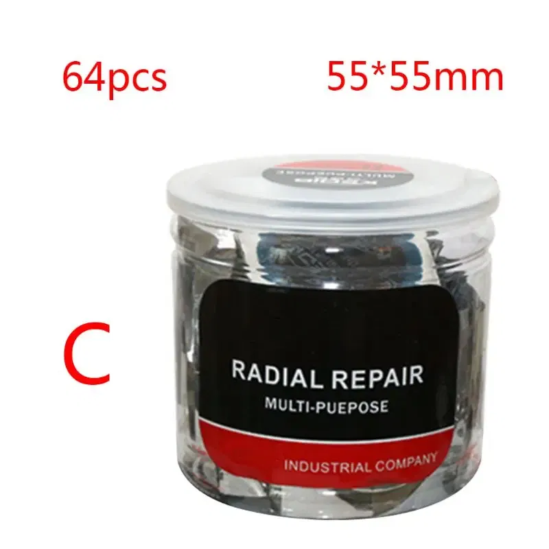 Color: Blue - Cold Tire Patches 32mm 42mm 55mm 75mm Rubber Car Bicycle Bike Puncture Patch Tyre Repair Tools 150/100/64/36 Sheets