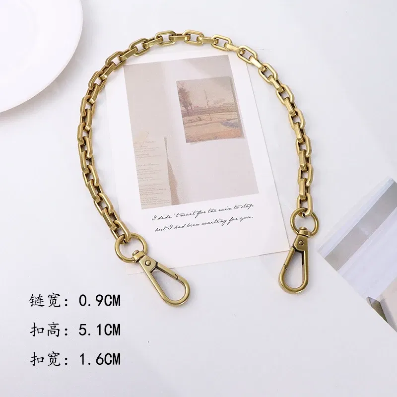 Color: Blue, Ships From: CHINA - Luxury Design   Saddle bag Luxury  Shoulder Straps replaces Cross-arm Shoulder Copper Color Lightweight Chain