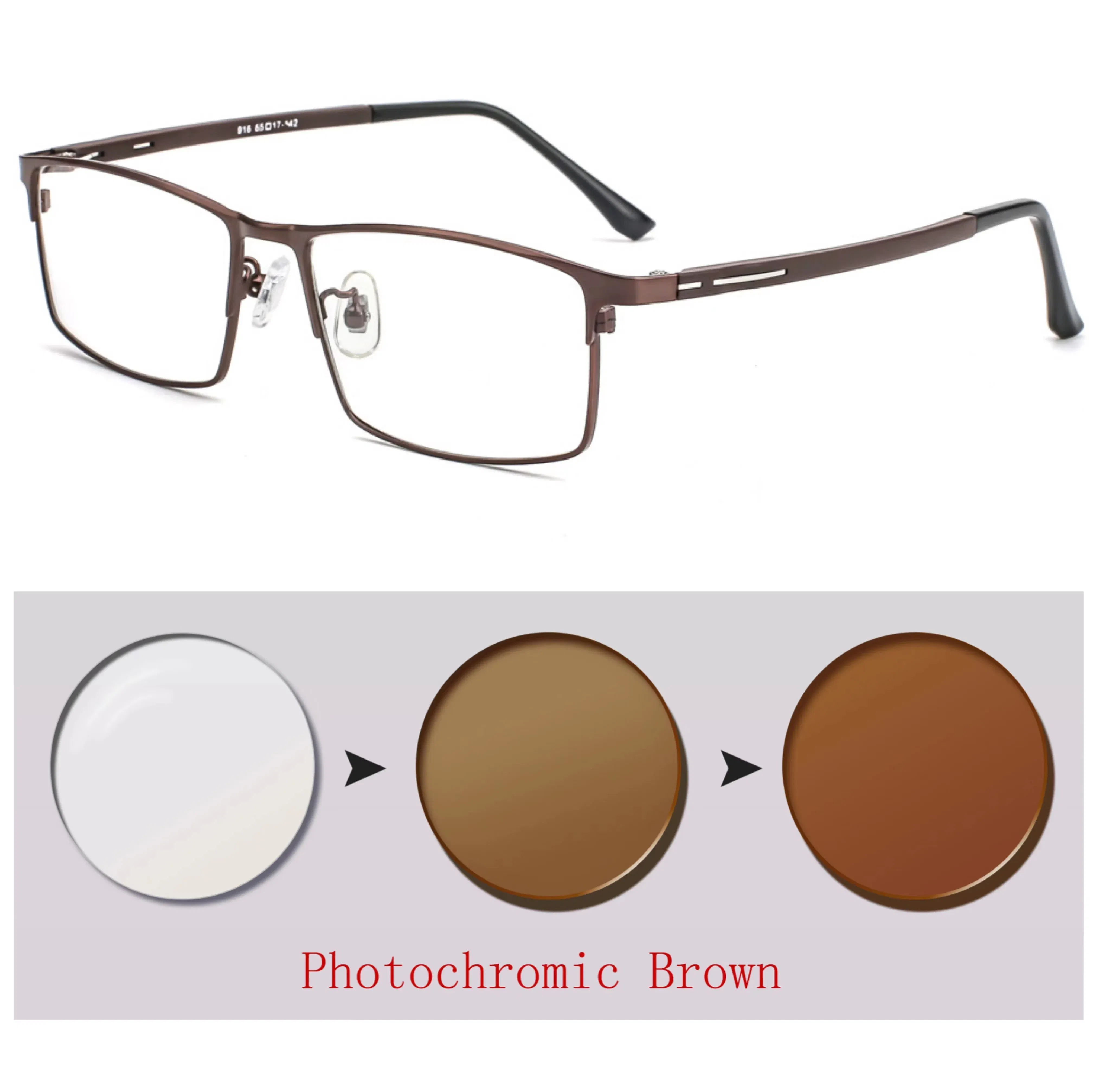 Frame Color: Yellow, Ships From: CHINA, Eye Prescription: +175 - Photochromic glasses Men's reading glasses Finished glasses Student myopia glasses 0 + 0.5 + 1 + 1.25 + 1.5 + 1.75 + 2