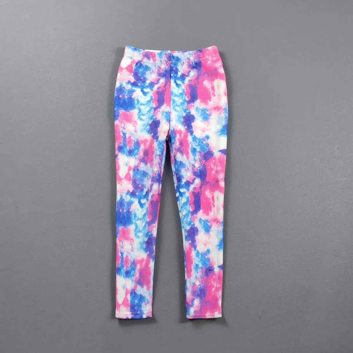 Color: Beige, Kid Size: 4 - 2-11Y Girls' Pants Autumn and Winter Slim Fit Warm Bottom Pants Thickened Velvet Printed Children's Pants Baby Casual Pants