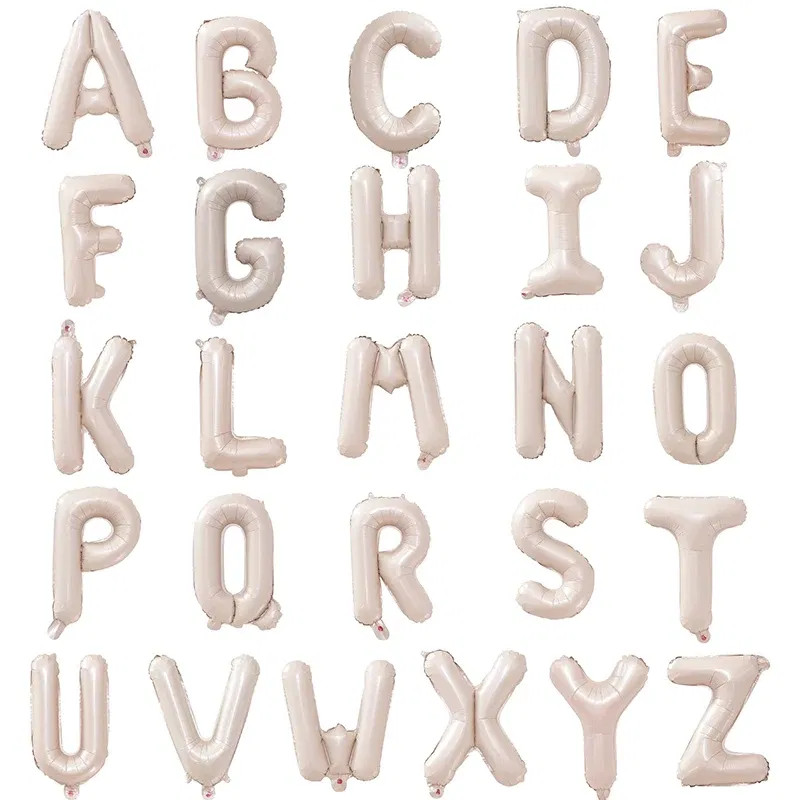 Color: army green, Ballon Size: 16INCH, Shape: T, Ships From: CHINA - 16Inch A-Z Letter Foil Balloon Birthday Theme Party Decoration Baby Shower Bride To Be Wedding Balloons Air Globos Supplies