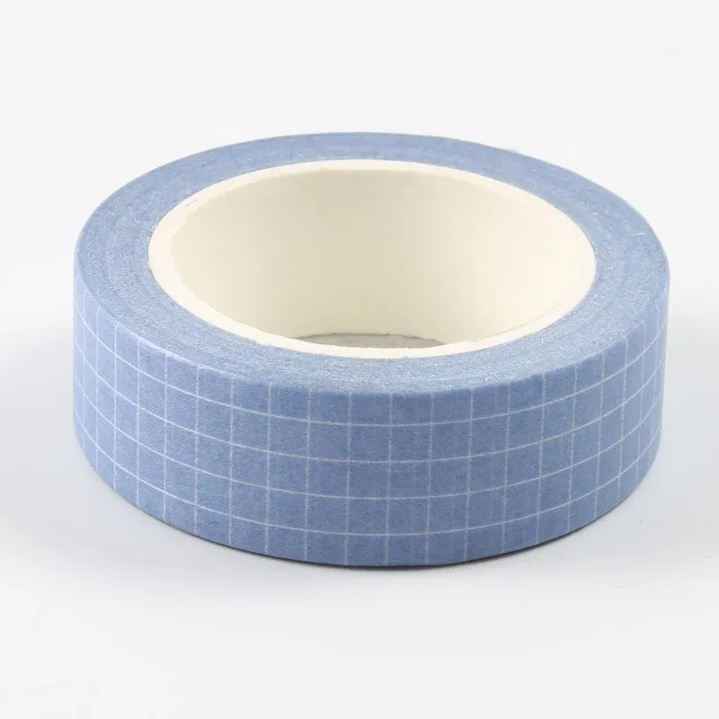 Color: Gold - 10M Pure Color Grid  Washi Tape Set Masking Tape Journaling Supplies Washy Tape Organizer Washitape Stationery Sticker Scrapbook