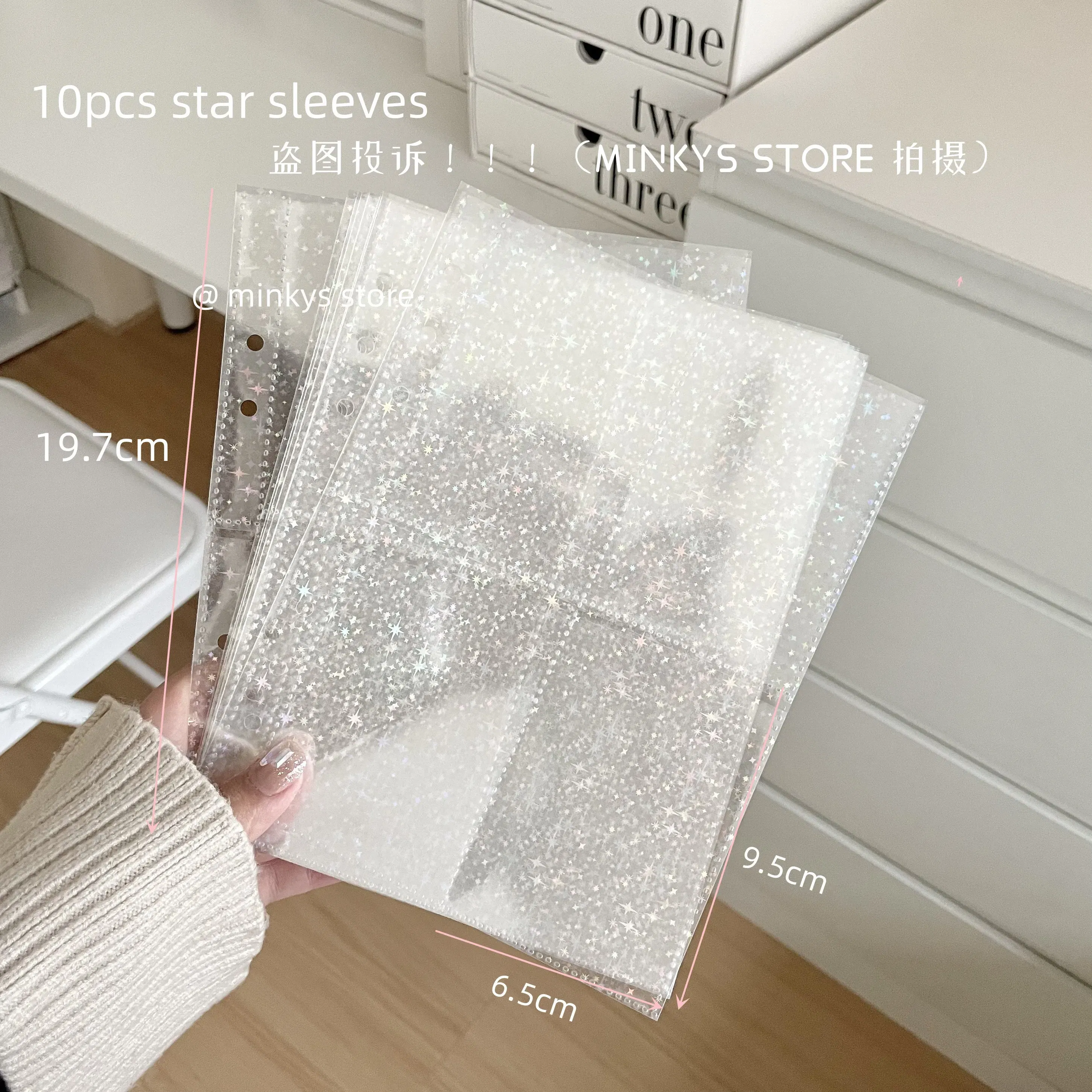 Color: Lavender - MINKYS PU Leather Silver A5 Kpop Photocards Collect Binder idol Photo Card Book Idol Storage Album Stationery