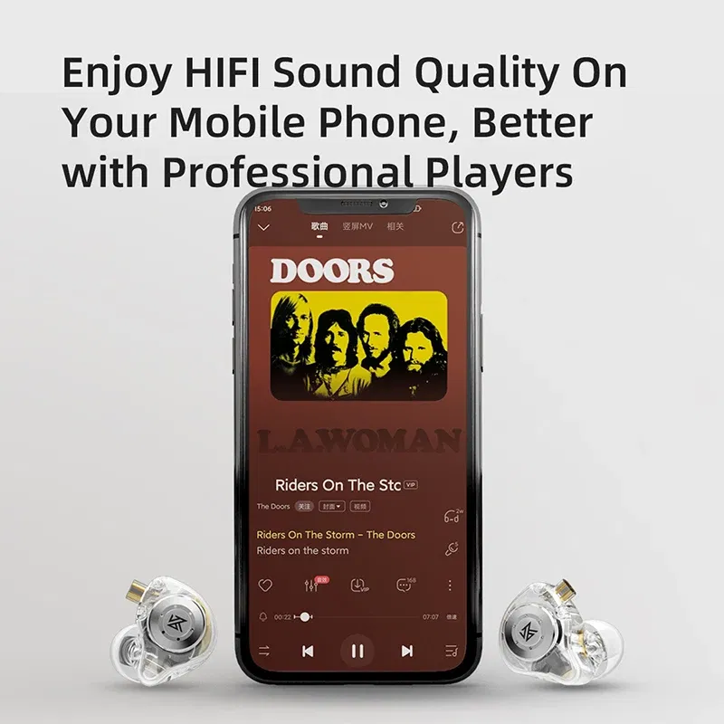 Color: black - KZ EDX PRO IEM Earphones Bass Sound Earbuds Dynamic Drive HiFi Headphones Sport Noise Cancelling Headset with Detachable Cable