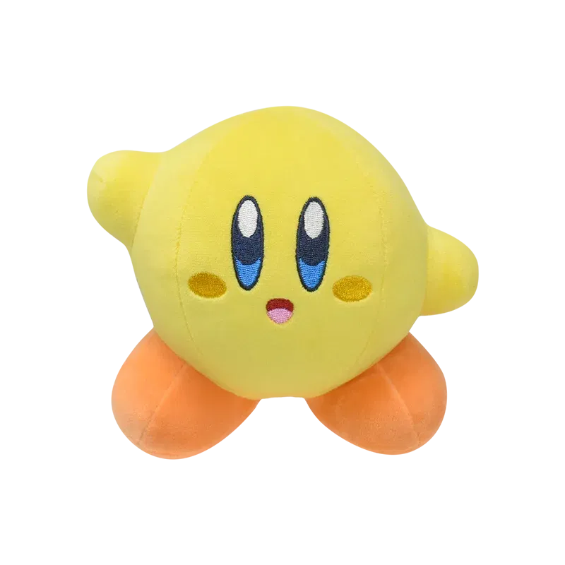 Color: Red - Kirby King Dedede Waddle Dee Meta Knight Elfilin Plush Toy Kawaii Cartoon Peluche Doll for Kids Birthday Christmas Gift