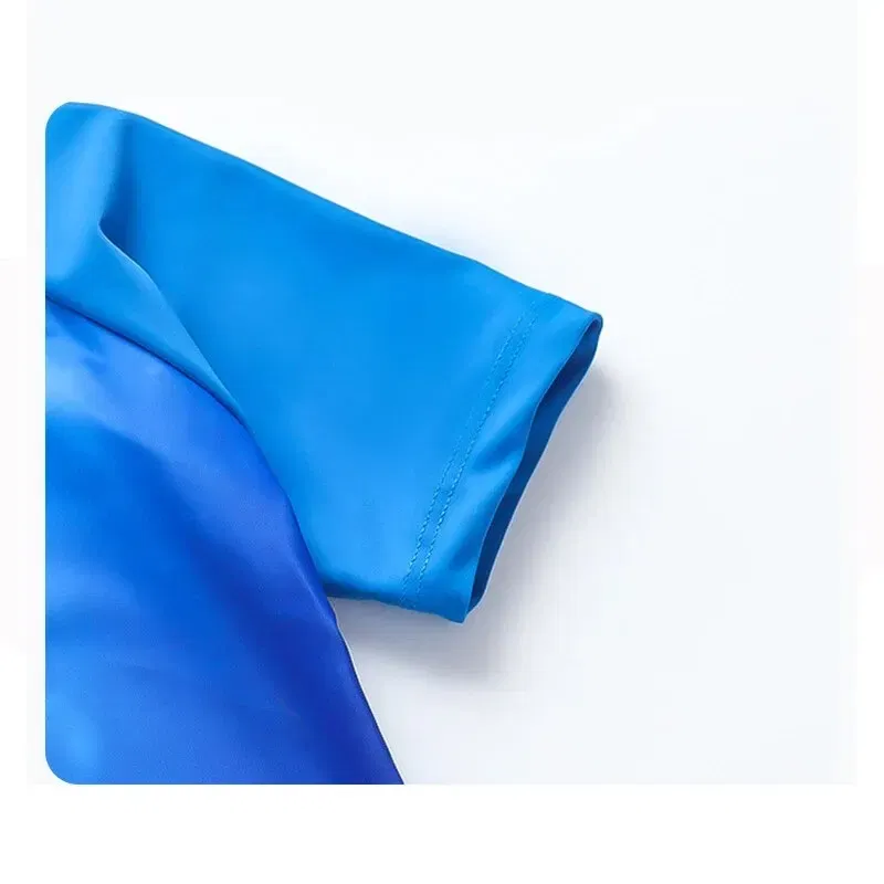 Size: L, Color: Blue - Children's Summer Bathing Suit One-piece Boys Little Middle Children Cute Cartoon Baby Children Swimming in Hot Springs Special