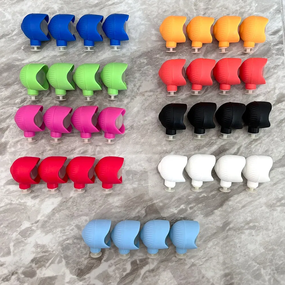 8pcs PVC LED Shoe Lights Charms Accessories Winter Multi Piece Pack DIY Buckle Shoes Charms, 3 Lighting Modes