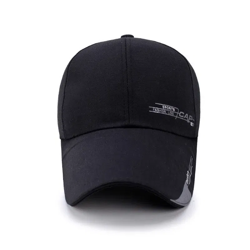 Color: GRAY - Baseball Cap Sun Visor Hat Waterproof Sport Duck Tongue Women Men Quick Dry Outdoor Baseball Cap Adjustable Sun Hat