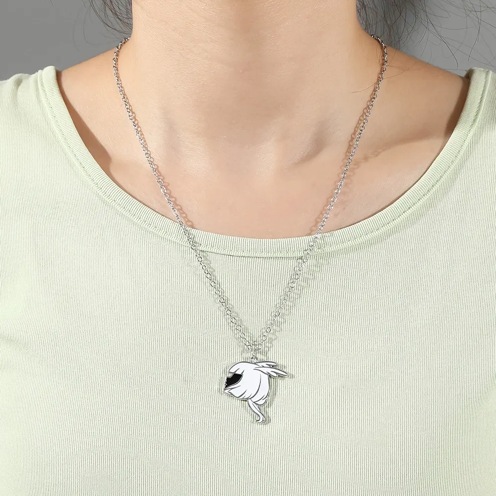 Metal Color: Light Yellow Gold Color, Length: 50cm, Ships From: CHINA - Game Sky Children Of Light Women Necklace Fashion Enamel Necklace Anime Monstrous Punk Necklace Charm Jewelry Party Accessories