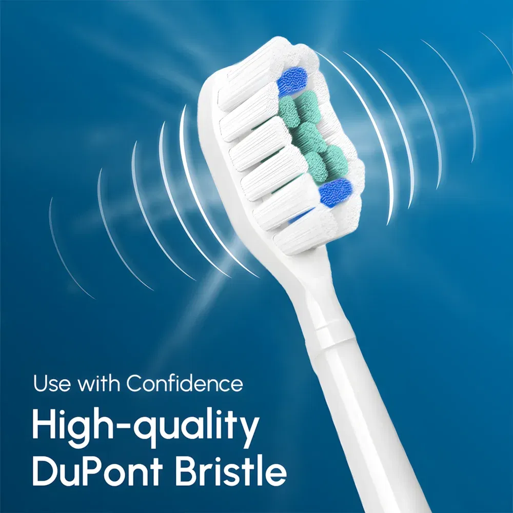 Color: Light  Blue - Replacement Toothbrush Heads Compatible with Philips Sonicare Electric Toothbrush Brush Head 1100 2100 4100 5100 5300 6100 7500