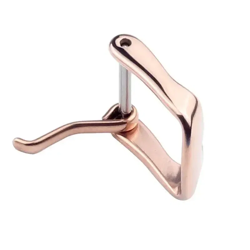 Band Color: Blue Pink, Band Width: 12mm, Ships From: CHINA - Stainless Steel Watch Buckle for Leather Strap Pin Buckle Strap Buckle Gold Silver Rose Gold Strap Button Accessories