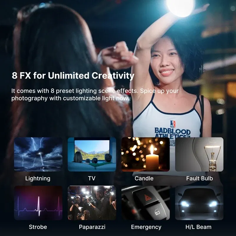 Color: WHITE, Ships From: CHINA - New! L023 40W Pro Portable LED Video Light Bi-Color COB Photographic Studio Light 2500K-6500K 3400mAh for Video Live-streaming