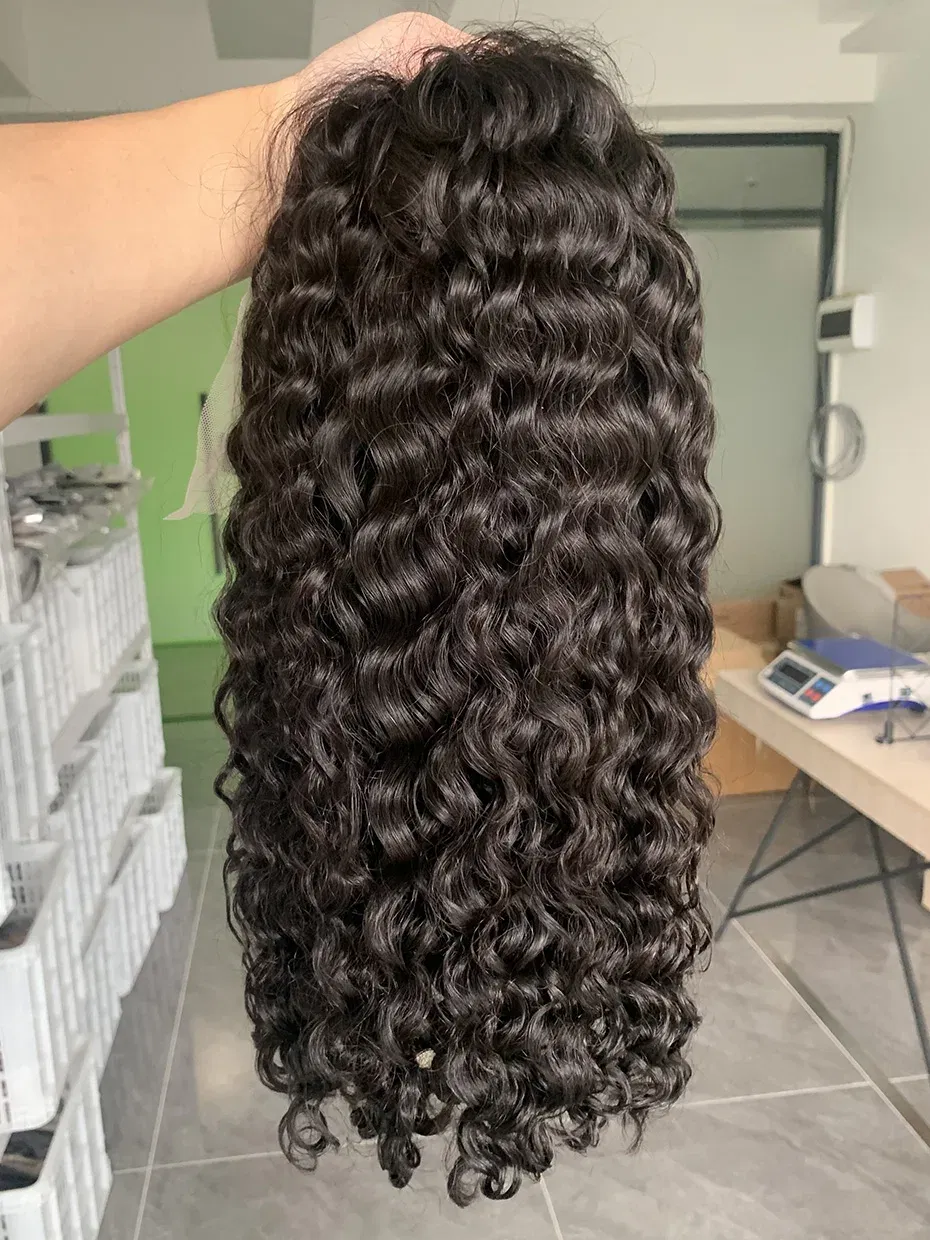 Hair Color: Natural Color, Ships From: CHINA, Stretched Length: 14inches, Density: 250% - Real 250 Density 13x4 Short Bob Wet and Wavy Human Hair Wigs Vietnam Raw Virgin Double Drawn Water Wave 13x6 Frontal Wig HD Lace