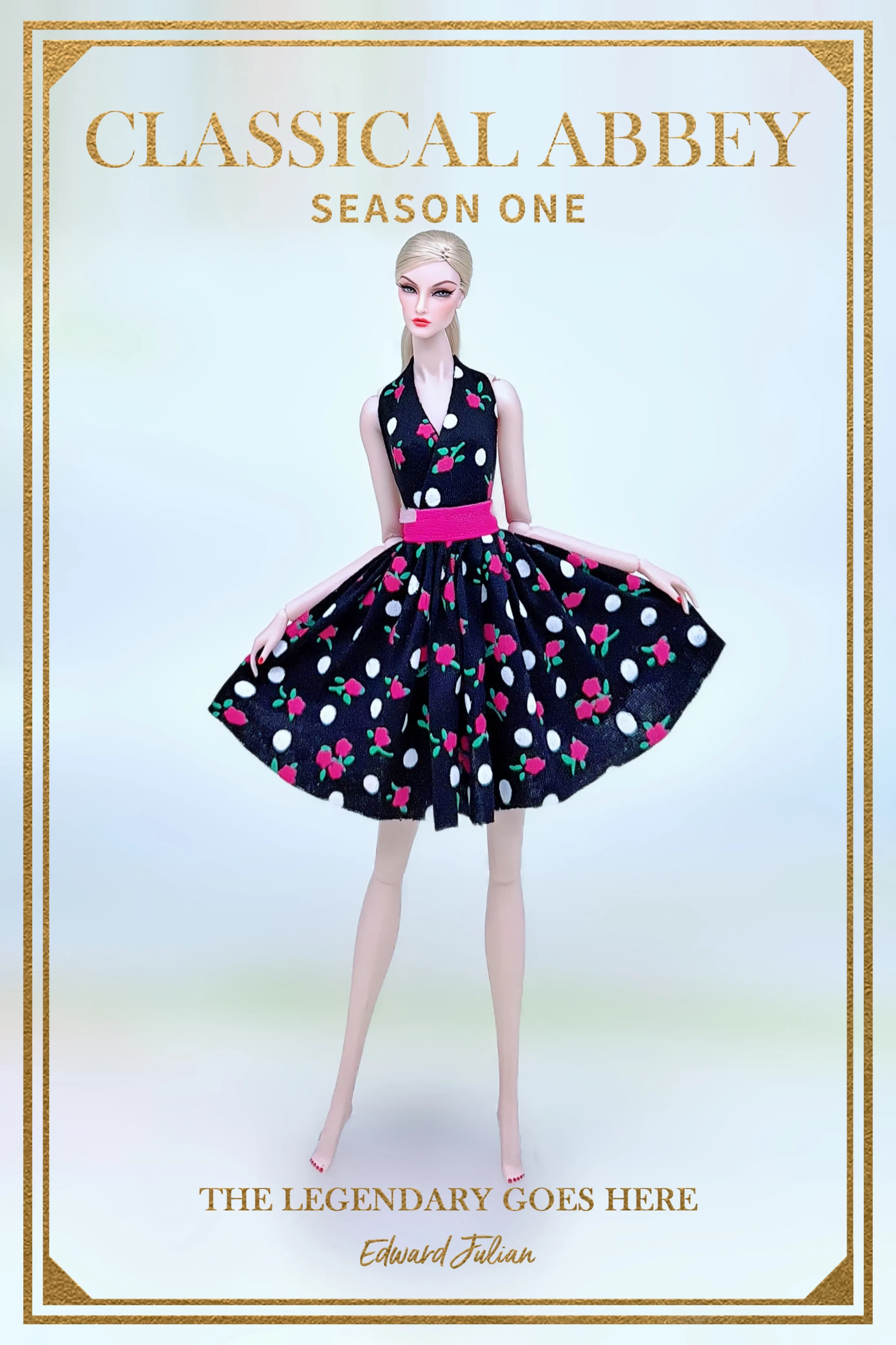 Color: green - for denim clothing for barbie